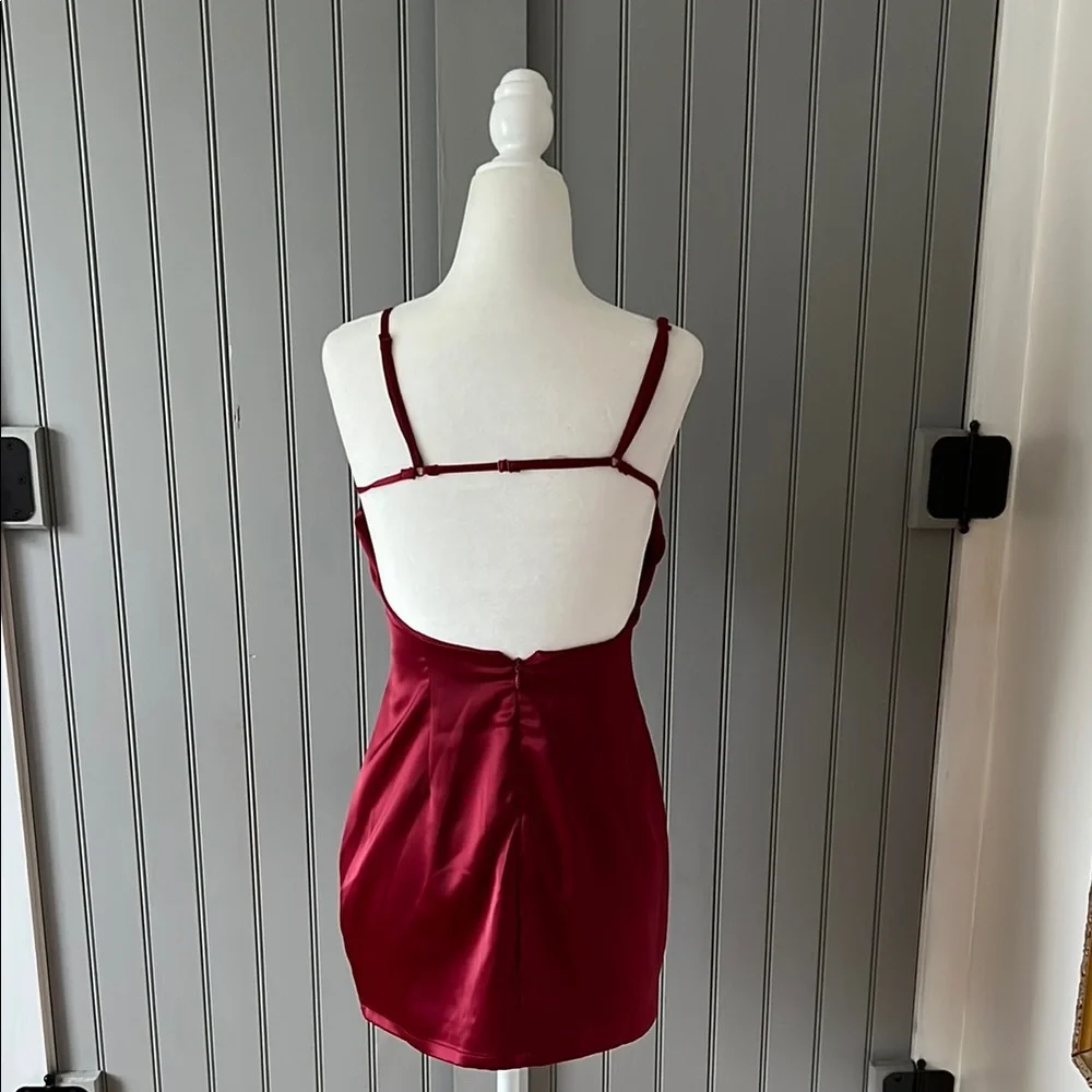 Superdown Red Mini Dress - Picture 2 of 4